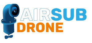 Logo AIRSUB Drone, spécialité ROV et drone